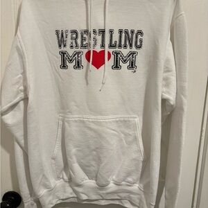 Wrestling mom hoodie medium